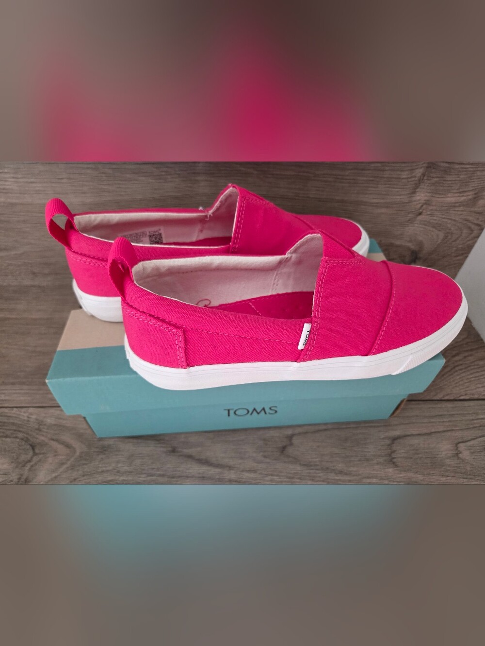 Toms Alpargat Fenix Slip On Kids Size 2.5